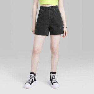 Wild Fable NWT Black Distressed High Waisted Cutoff Shorts (size 2)